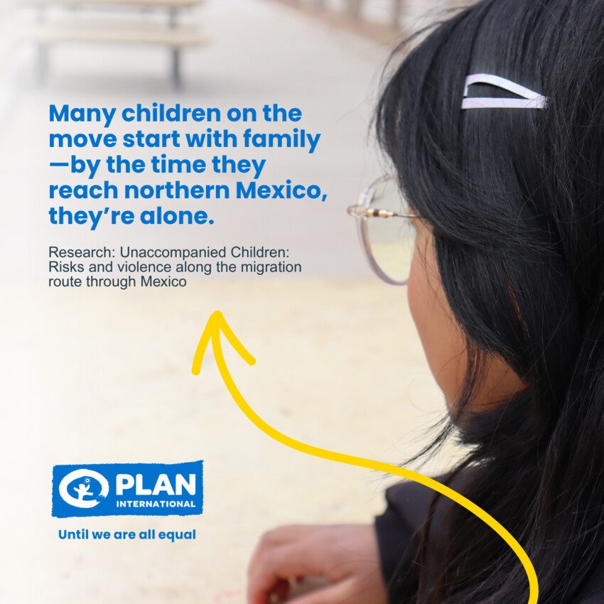 Many children on the move start with family - by the time they reach northern Mexico, they're alone.